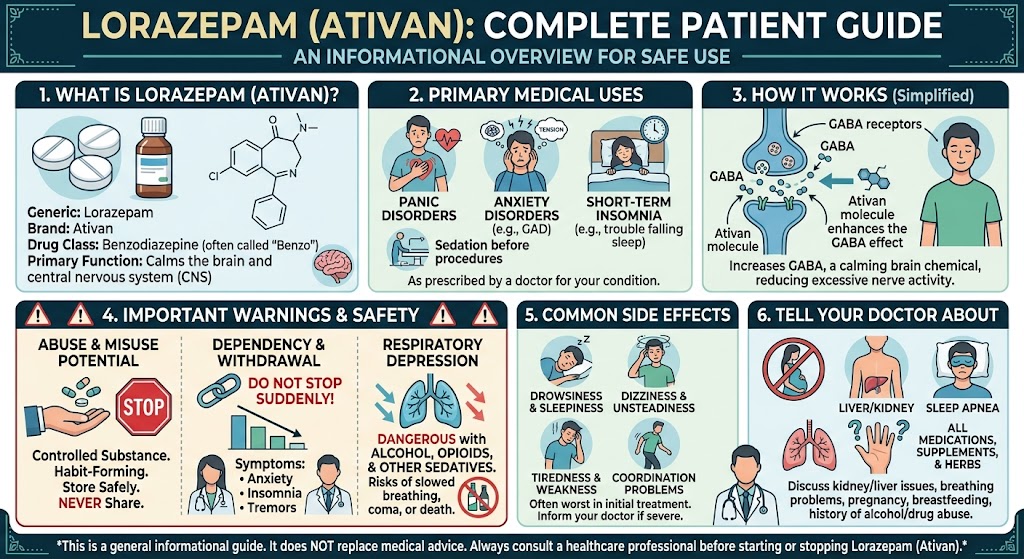 Lorazepam (Ativan): Complete Patient Guide